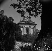 Lata 60., Tyniec, Polska.
Opactwo benedyktyńskie w Tyńcu.
Fot. Marek Zürn, zbiory Fundacji Ośrodka KARTA