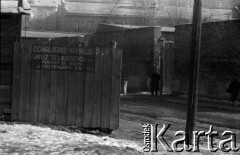Lata 60., Warszawa, Polska.
Ulica Grzybowska.
Fot. Marek Zürn, zbiory Fundacji Ośrodka KARTA