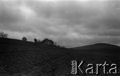 Lata 60., Góry Świętokrzyskie, Polska.
Krajobraz Gór Świętokrzyskich.
Fot. Marek Zürn, zbiory Fundacji Ośrodka KARTA
