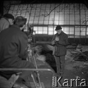 1968, Warszawa, Polska.
Plan zdjęciowy filmu 