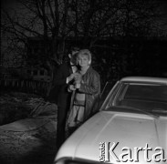 1968, Warszawa, Polska.
Plan zdjęciowy filmu 