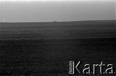 Lata 60., Podlasie, Polska.
Pole uprawne.
Fot. Marek Zürn, zbiory Fundacji Ośrodka KARTA