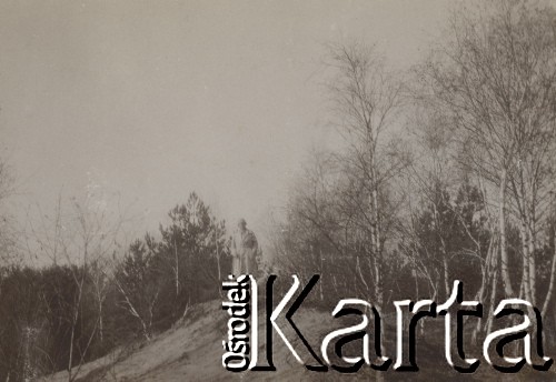 1930-1940, miejsce nieznane, Polska.
Kobieta z psem na spacerze.
Fot. NN, kolekcja rodziny Walińskich, zbiory Fundacji Ośrodka KARTA