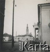 1930-1940, Radom, Polska.
Miasto. Widok na Kamienicę Deskurów.
Fot. NN, kolekcja rodziny Walińskich, zbiory Fundacji Ośrodka KARTA