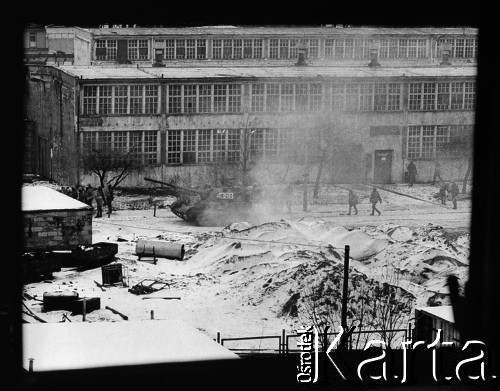 15.12.1981, Jastrzębie-Zdrój, Polska.
Pacyfikacja strajku górników kopalni 