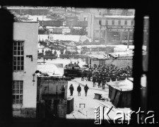 15.12.1981, Jastrzębie-Zdrój, Polska.
Pacyfikacja strajku górników kopalni 