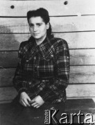 28.11.1954, Norylsk, Krasnojarski Kraj, ZSRR.
Portret zesłanki Aliny (nazwisko nieznane).
Fot. NN, zbiory Ośrodka KARTA, udostępnili Maria i Kazimierz Tuliszewscy