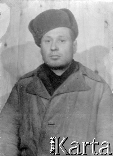 15.02.1954, Norylsk, Krasnojarski Kraj, ZSRR.
Pius Żołędziewski - więzień łagrów.
Fot. NN, zbiory Ośrodka KARTA, udostępnił Pius Żołędziewski [relacja AW I/949].