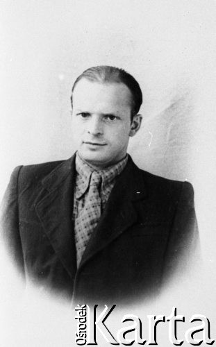 1956, Poćma, Mordwińska ASRR, ZSRR.
Józef Berdowski.
Fot. NN, zbiory Ośrodka KARTA, udostępnił Józef Berdowski