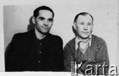 20.05.1955, Workuta, Komi ASRR, ZSRR.
Stanisław Świło i Dikinowicz.
Fot. NN, zbiory Ośrodka KARTA, udostępnił Stanisław Świło