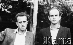 Brak daty, Poćma, Mordwińska ASRR, ZSRR.
Polscy zesłańcy: Wilczyński i Henryk Urbanowicz.
Fot. NN, zbiory Ośrodka KARTA, udostępnił Wojciech Zakrzewski