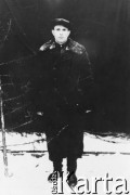 9.04.1956, Inta, Komi ASRR, ZSRR.
Pietia (nazwisko nieznane), więzień łagrów radzieckich, prawdopodobnie tu po zwolnieniu.
Fot. NN, zbiory Ośrodka KARTA, udostępnił Teresa Sworobowicz