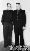 Lata 50., brak miejsca, ZSRR.
Byli więźniowie sowieckich łagrów, od lewej: Kazimierz Zienkiewicz i Józef Rymkiewicz.
Fot. NN, zbiory Ośrodka KARTA, udostępnił Kazimierz Zienkiewicz