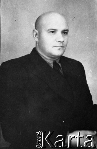 Brak daty, Krasnojarski Kraj?, ZSRR.
Bolesław Dobosz, prawdopodobnie po zwolnieniu z łagru - zdjęcie portretowe.
Fot. NN, zbiory Ośrodka KARTA, udostępnił Tadeusz Bukowy