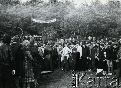 1980, Palmiry, Polska.
Centralny Zlot Młodzieży 