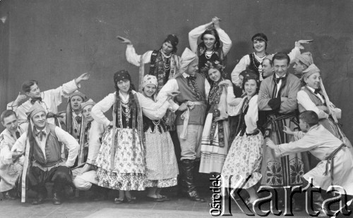 2.03.1930, Ryga, Łotwa
Uczniowie Gimnazjum Polskiego podczas przedstawienia pt. 