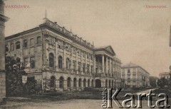 Przed 1918, Warszawa.
Zniszczony Pałac Kazimierzowski.
Fot. NN, zbiory Ośrodka KARTA, spuścizna Jadwigi Świtalskiej, udostępniła Katarzyna Cal
 
