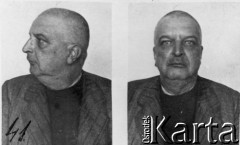 1940, Tarnopol, Tarnopolska obł., ZSRR.
Władysław Wolański (1886-1940), syn Władysława i Anny z Dzieduszyckich. Zdjęcie wykonane w więzieniu sowieckim w Tarnopolu.
Fot. NN, zbiory Ośrodka KARTA, udostępnił Jerzy Wolański