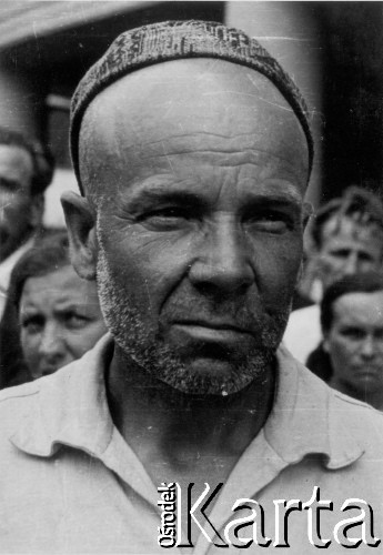 Lato 1941, Białoruś, ZSRR.
Mężczyzna. 
Fot. z albumu gen. Hellmutha Bienecka, przekazał Piotr Kleeberg, zbiory Fundacji Ośrodka KARTA