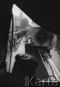 Czerwiec 1981, Poznań, Polska.
Transport elementów pomnika Ofiar Czerwca 1956.
Fot. Wacław Rymko, zbiory Ośrodka KARTA

