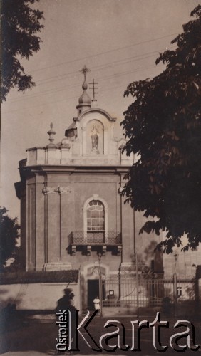 1935, Horodenka, woj. Stanisławów, Polska.
Cerkiew parafialna pod wezwaniem Najświętszej Marii Pannny.
Fot. NN, zbiory Ośrodka KARTA, kolekcję Edwarda Skrzyńskiego udostępniła Izabella Srzednicka