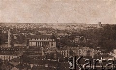 Ok. 1920, Wilno, Polska.
Panorama miasta, katedra katolicka pod wezwaniem św. Stanisława i św. Władysława.
Fot. NN, zbiory Ośrodka KARTA, udostępniła Agnieszka Felczak



