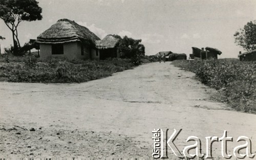 1944, Koja, Uganda.
Osiedle Koja, w którym w latach 1942-1948 mieszkało ok. 3000 Polaków (razem żołnierzami Armii Andersa zostali ewakuowani z ZSRR do Iranu).
Fot. NN, zbiory Ośrodka KARTA , udostępniła Maria Wierzchowska [AW - II/1681]