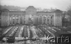 1966, Lwów, Ukraina, ZSRR.
Zdewastowany Cmentarz Obrońców Lwowa.
Fot. NN, zbiory Ośrodka KARTA, udostępniła Kamila Brodowska.
