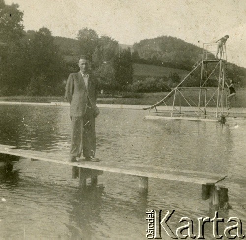 23.05.1948, Lądek Zdrój, Polska.
Jan Żaliński w uzdrowisku.
Fot. NN, zbiory Ośrodka KARTA, kolekcja Jana Żalińskiego [AW III/144]
