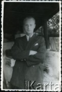 Lipiec 1942, Campulung Muscel, Rumunia.
Polscy uchodźcy w Rumunii podczas II wojny światowej. Kolonie letnie dla polskich studentów. Zbigniew Skoczyński.
Fot. NN, zbiory Ośrodka KARTA, udostępnił Tadeusz Gaydamowicz.