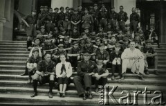 1938, Bukareszt, Rumunia.
Lwowska Drużyna Harcerzy. Wizyta w Bukareszcie w okresie obozu w Mamaii i wędrówki po Rumunii.
Fot. NN, zbiory Ośrodka KARTA, udostępnił Tadeusz Gaydamowicz.
