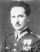Przed 1939, Pleszew, pow. Jarocin, woj. poznańskie, Polska.
Polacy represjonowani w ZSRR. Portret Władysława Borka, oficera rezerwy 69 pp. W. Borek został skazany na 5 lat łagrów.
Fot. NN, zbiory Ośrodka KARTA, udostępnił Edward Gajdeczko