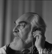 1963, Sieradz, Polska
Ary Sternfeld (Szternfeld) - pionier kosmonautyki.
Fot. Irena Jarosińska, zbiory Ośrodka KARTA