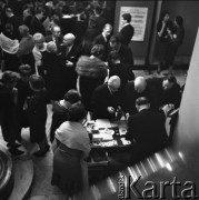 22.02-13.03.1965, Warszawa, Polska.
VII Międzynarodowy Konkurs Pianistyczny im. Fryderyka Chopina. Bankiet w Filharmonii Narodowej. 
Fot. Irena Jarosińska, zbiory Ośrodka KARTA