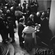 22.02-13.03.1965, Warszawa, Polska.
VII Międzynarodowy Konkurs Pianistyczny im. Fryderyka Chopina. Bankiet w Filharmonii Narodowej. 
Fot. Irena Jarosińska, zbiory Ośrodka KARTA