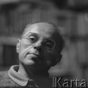 lata 60-te, Kraków, Polska
Pisarz Stanisław Lem.
Fot. Irena Jarosińska, zbiory Ośrodka KARTA