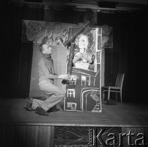 1962, Warszawa, Polska.
Teatr Osobny. Spektakl 