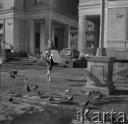 1960, Warszawa, Polska
Maria Ciesielska na planie filmowym 