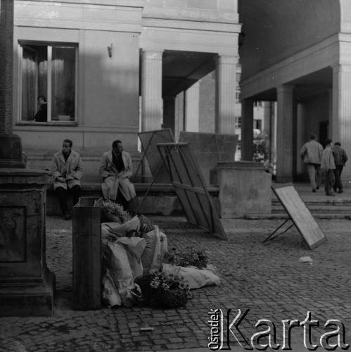 1960, Warszawa, Polska
Na planie filmowym 
