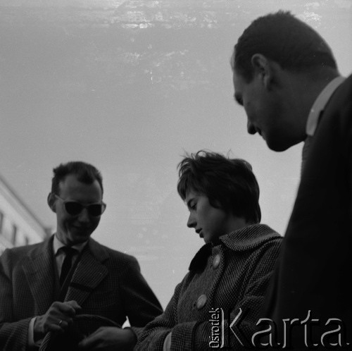 1960, Warszawa, Polska
Na planie filmowym 
