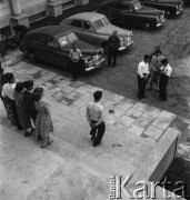 31.07.1955 - 4.08.1955, Warszawa, Polska.
V Światowy Festiwal Młodzieży i Studentów o Pokój i Przyjaźń. Uczestnicy festiwalu.
Fot. Irena Jarosińska, zbiory Ośrodka KARTA