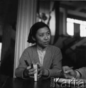 31.07.1955 - 4.08.1955, Warszawa, Polska.
V Światowy Festiwal Młodzieży i Studentów o Pokój i Przyjaźń. Uczestniczka festiwalu.
Fot. Irena Jarosińska, zbiory Ośrodka KARTA