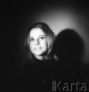 Lata 70., Polska.
Dorota Waligórska.
Fot. Irena Jarosińska, zbiory Ośrodka KARTA
