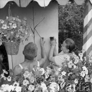 Lata 60. lub 70., Kraków, Polska.
Ogródki działkowe.
Fot. Irena Jarosińska, zbiory Ośrodka KARTA