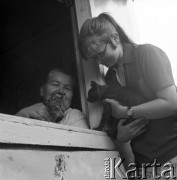 Lata 60. lub 70., Kraków, Polska.
Ogródki działkowe.
Fot. Irena Jarosińska, zbiory Ośrodka KARTA