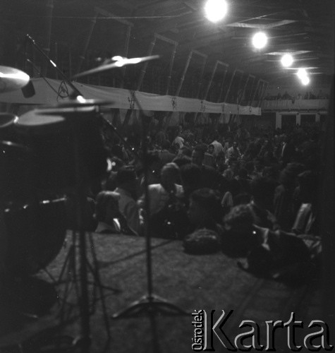 Sierpień 1956, Sopot, Polska
I Ogólnopolski Festiwal Muzyki Jazzowej. Sala koncertowa
Fot. Irena Jarosińska, zbiory Ośrodka KARTA