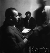 Sierpień 1956, Sopot, Polska
I Ogólnopolski Festiwal Muzyki Jazzowej. Za kulisami.
Fot. Irena Jarosińska, zbiory Ośrodka KARTA