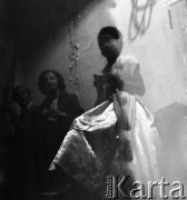 Sierpień 1956, Sopot, Polska
I Ogólnopolski Festiwal Muzyki Jazzowej. Muzycy za kulisami.
Fot. Irena Jarosińska, zbiory Ośrodka KARTA