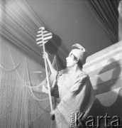 1954-1958, Warszawa, Polska.
Teatr na Tarczyńskiej (ul. Tarczyńska 11). Spektakl 