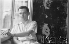 lata 60., Polska
Szermierz, olimpijczyk i architekt Wojciech Zabłocki
Fot. Irena Jarosińska, zbiory Ośrodka KARTA